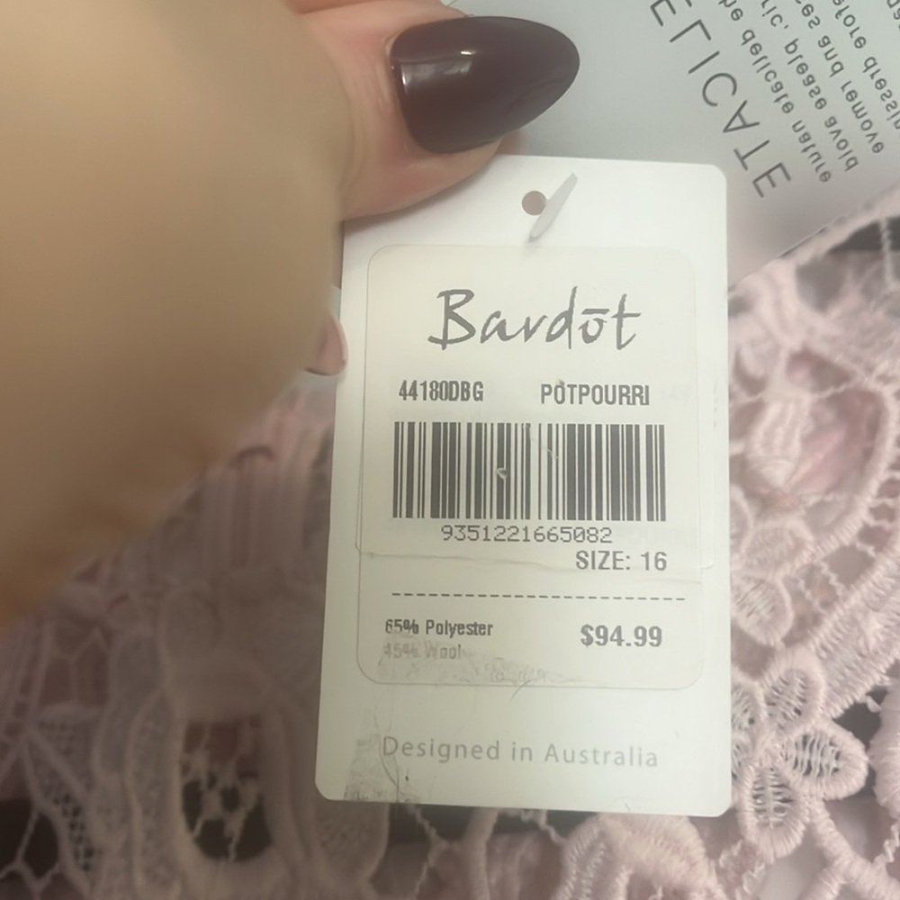NWT Girls Bardot Junior Dress sz 16 - Picture 3 of 6